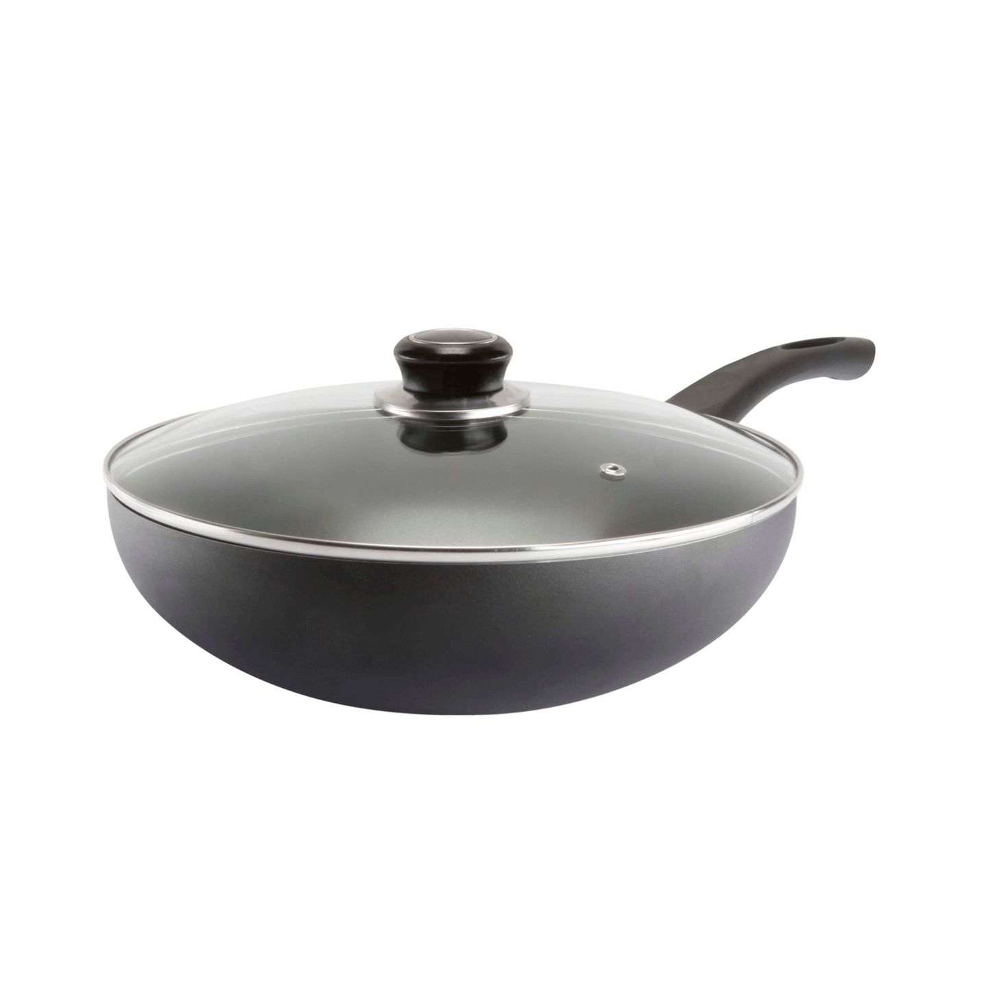 SARTÉN RECORD WOK ANTIADHERENTE TAPA DE VIDRIO Nº30 4.5 L