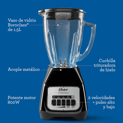 LICUADORA OSTER NEGRO 550W BLSTKAGBPB053